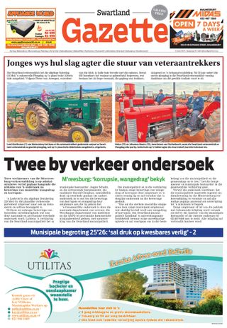 Swartland Gazette - June 03, 2025 Swartland Gazette Cover - June 03, 2025 Edition