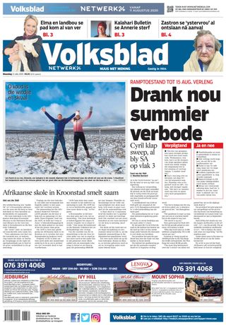 Volksblad - November 03, 2020 Volksblad Cover - November 03, 2020 Edition