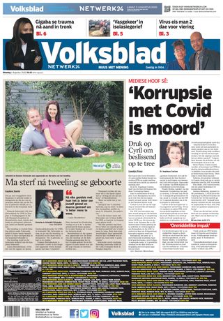 Volksblad - November 03, 2020 Volksblad Cover - November 03, 2020 Edition