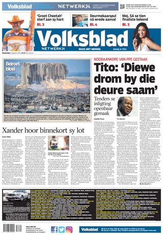 Volksblad - November 03, 2020 Volksblad Cover - November 03, 2020 Edition