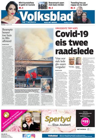 Volksblad - November 03, 2020 Volksblad Cover - November 03, 2020 Edition