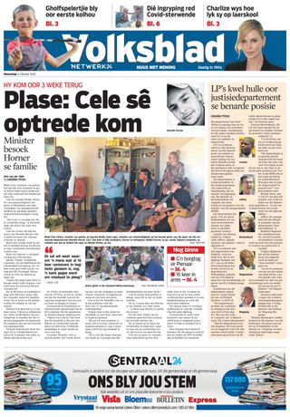 Volksblad - November 03, 2020 Volksblad Cover - November 03, 2020 Edition