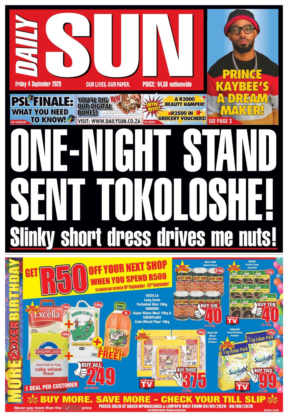 Daily Sun September 04 2020 Newspaper Get Your Digital Subscription