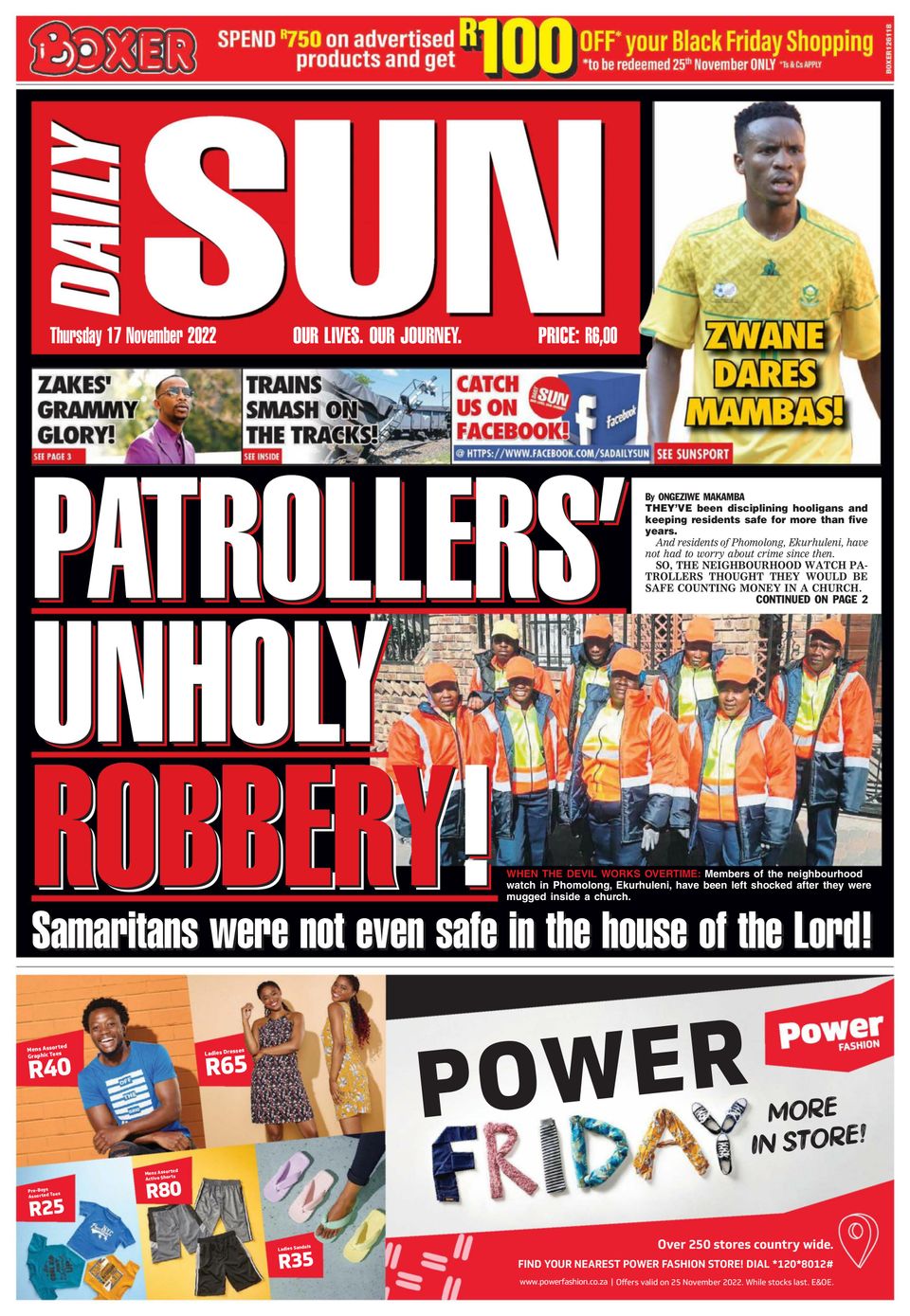 Get digital access to daily sun november 17 2022 issue magzter