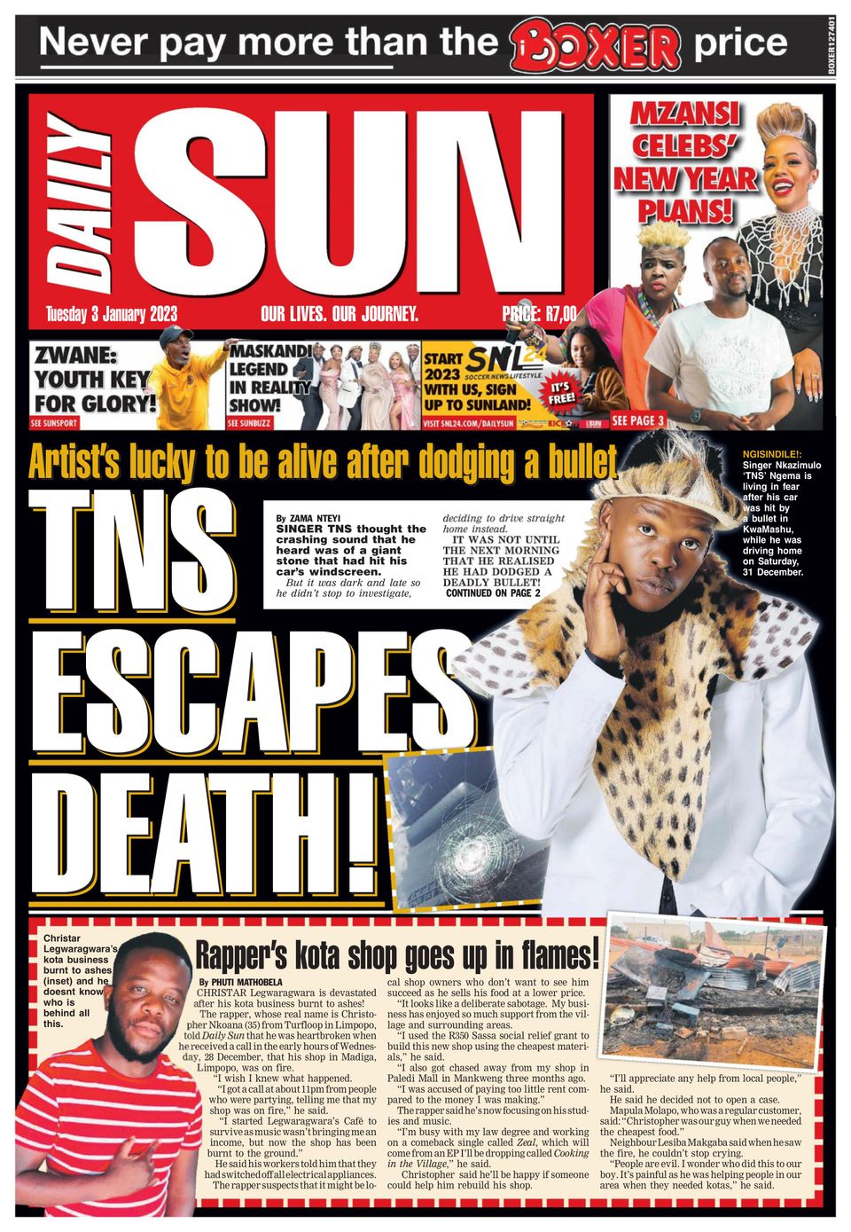 Get digital access to Daily Sun - January 03, 2023 issue | Magzter.com