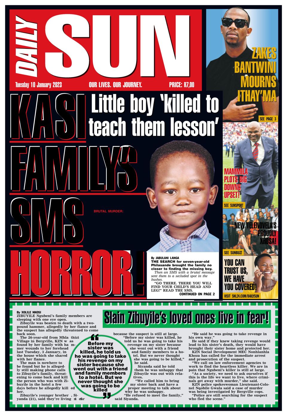 Daily SunJanuary 10, 2023 Newspaper Get your Digital Subscription