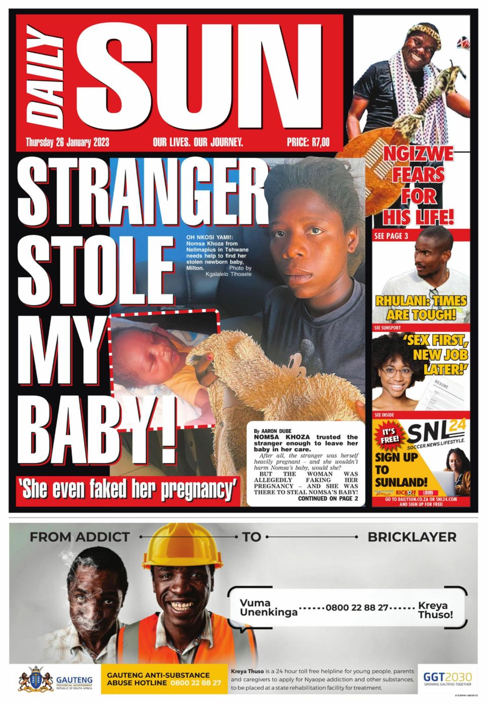 Daily SunJanuary 26, 2023 Newspaper Get your Digital Subscription