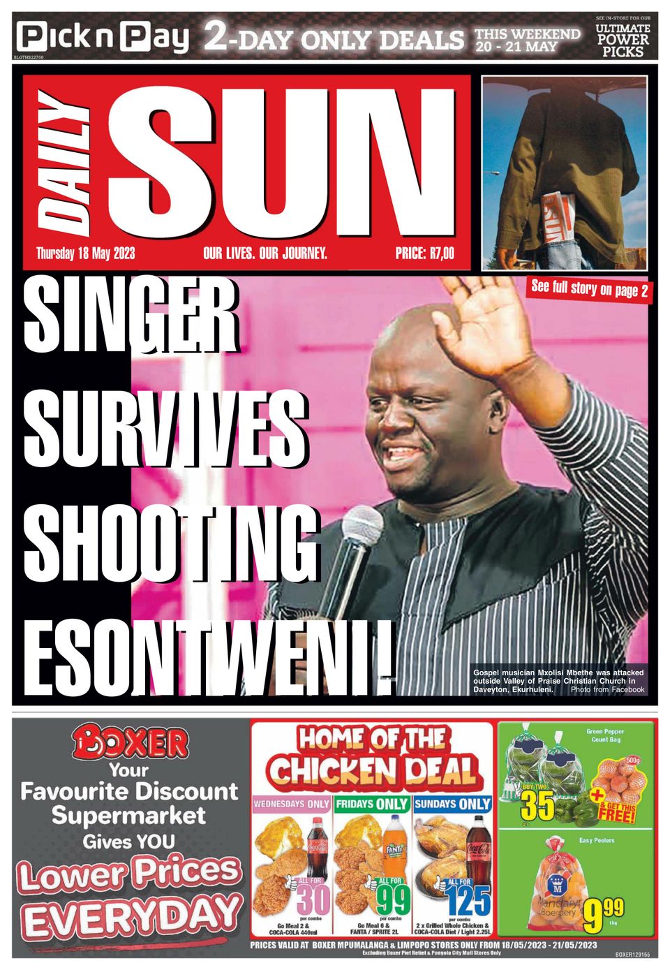 Daily SunMay 18, 2023 Newspaper Get your Digital Subscription