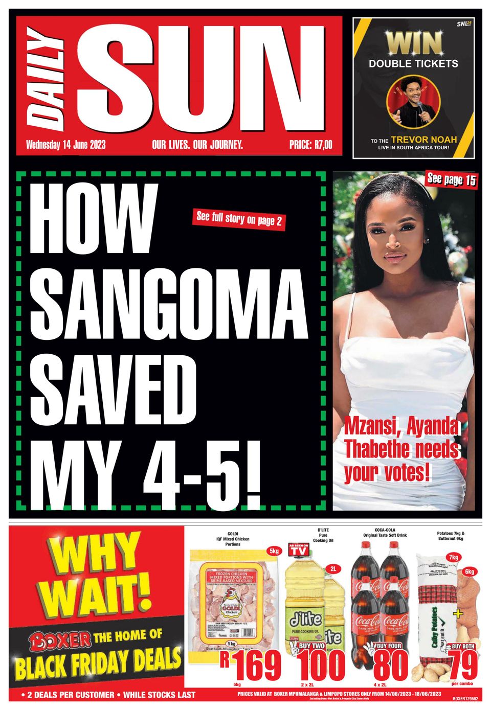 Daily SunJune 14, 2023 Newspaper Get your Digital Subscription
