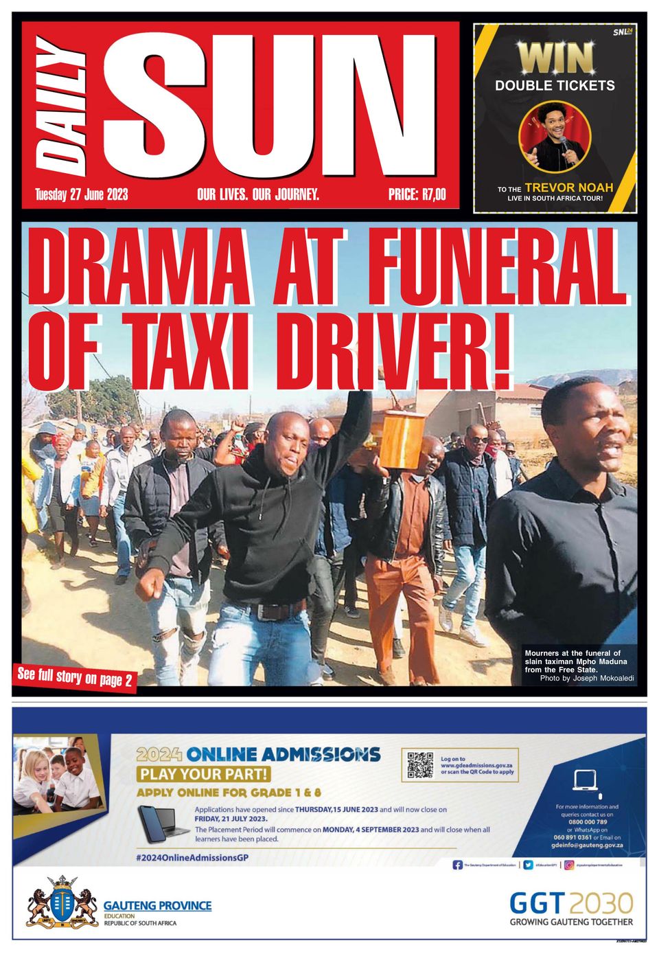 Daily SunJune 27, 2023 Newspaper Get your Digital Subscription