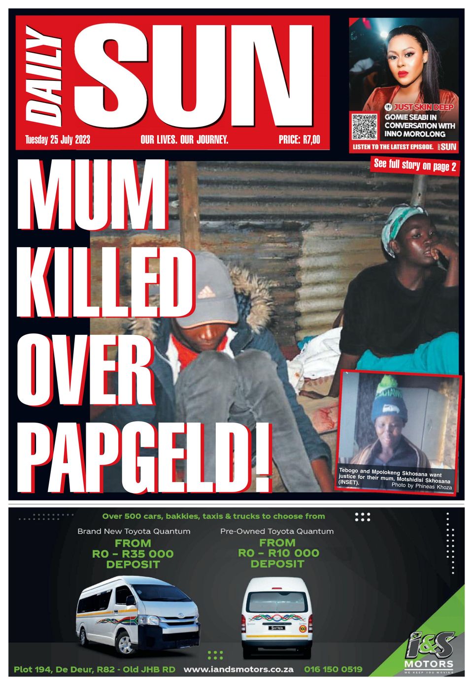 Daily SunJuly 25, 2023 Newspaper Get your Digital Subscription