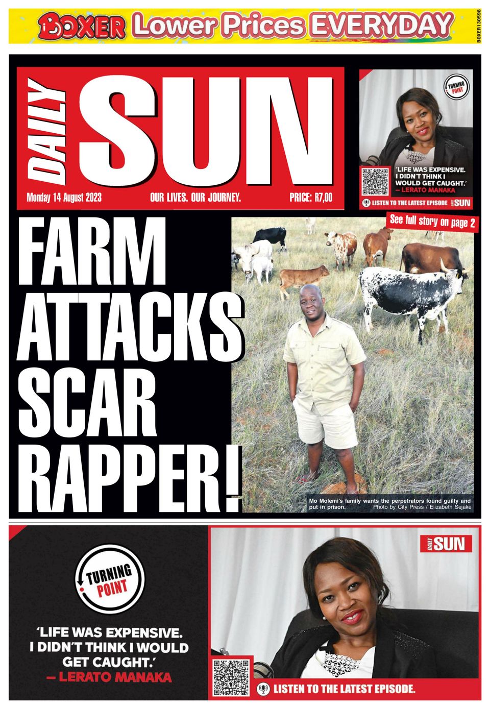 Daily SunAugust 14, 2023 Newspaper Get your Digital Subscription