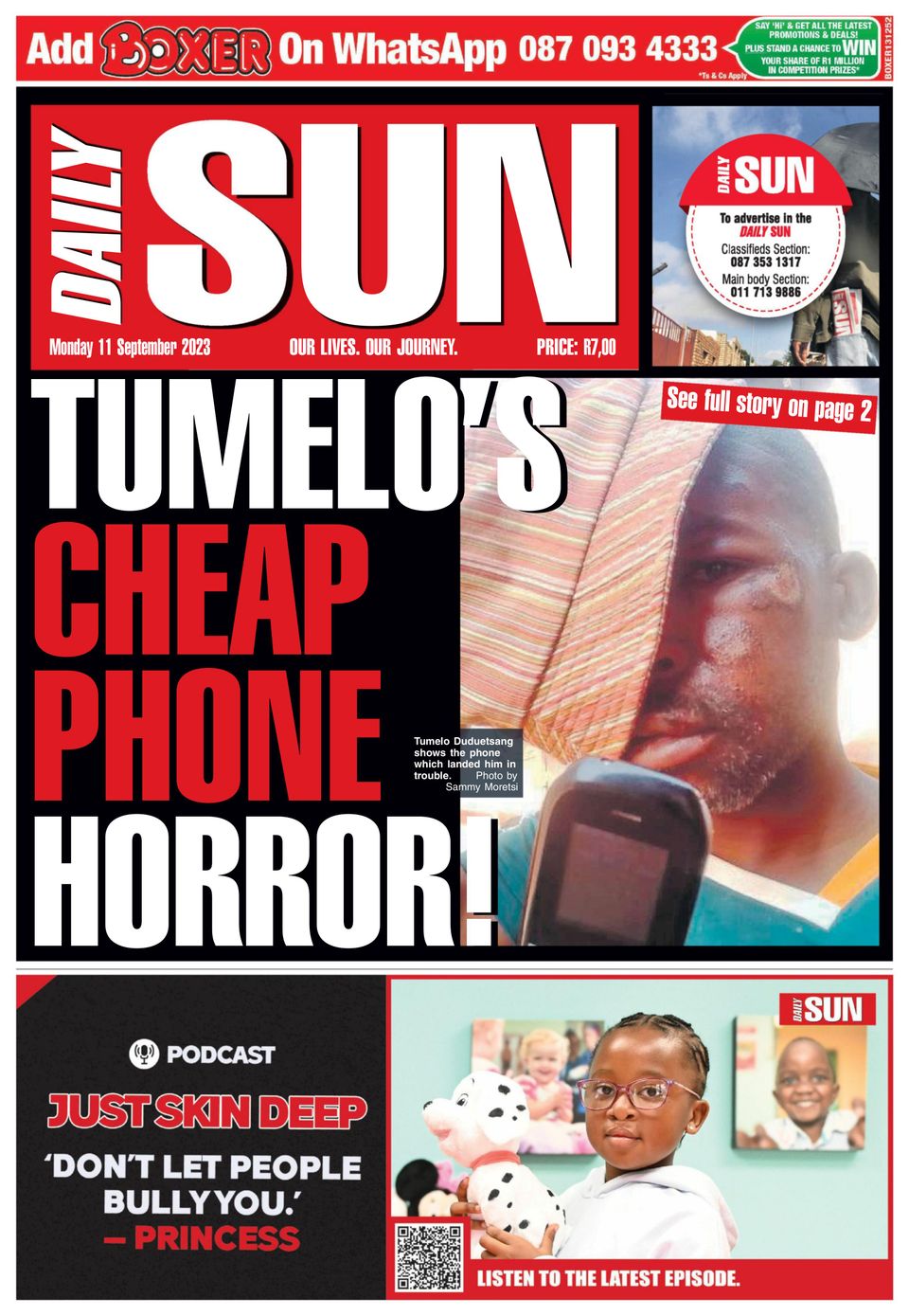 Daily SunSeptember 11, 2023 Newspaper Get your Digital Subscription