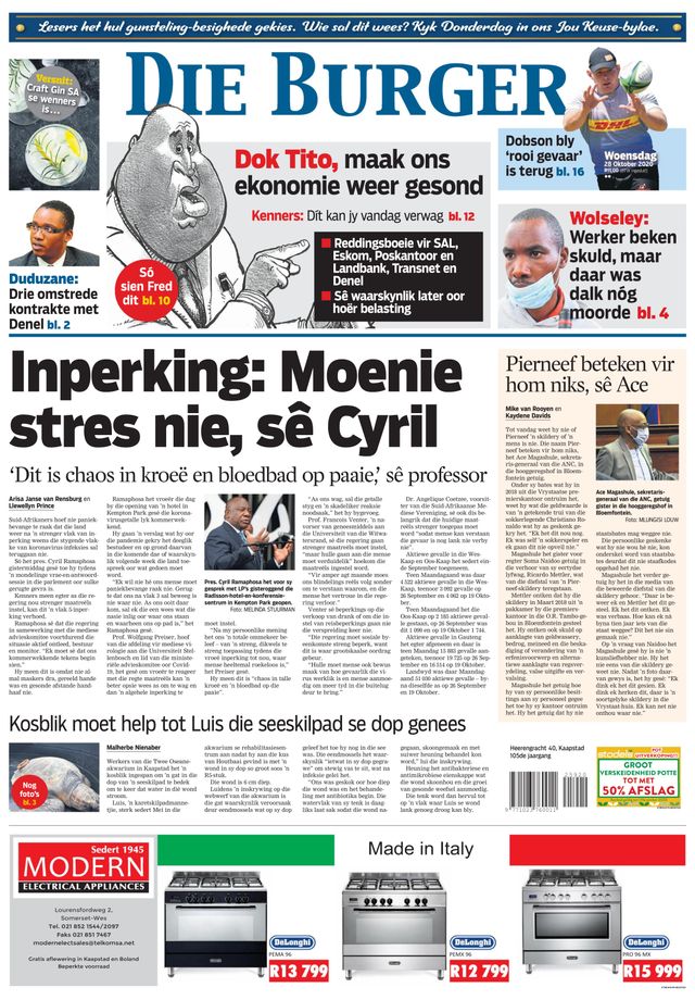 Die Burger Wes Kaap