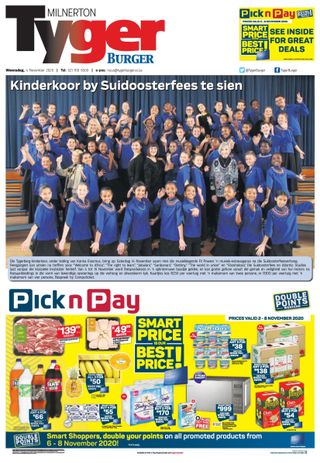 TygerBurger Milnerton - November 04, 2020 TygerBurger Milnerton Cover - November 04, 2020 Edition