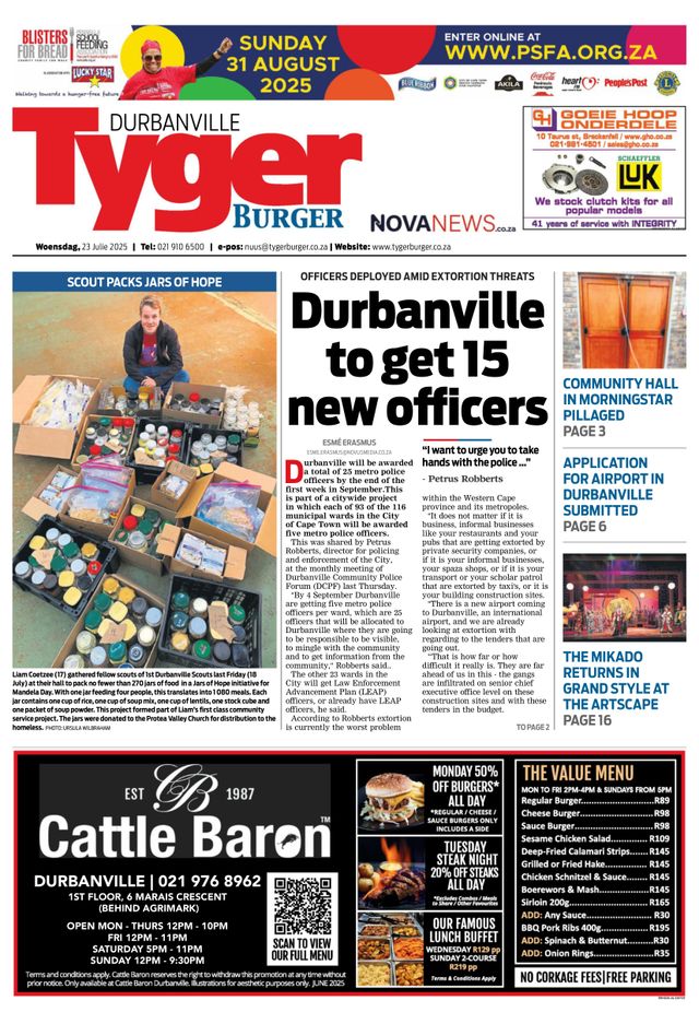 TygerBurger Durbanville