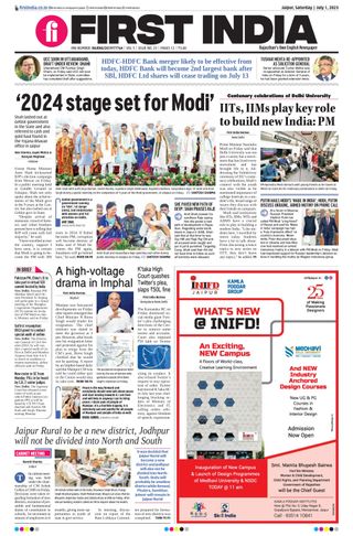 First India Jaipur  Cover - June 22, 2025 Edition