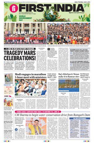 First India Jaipur - June 05, 2025 First India Jaipur Cover - June 05, 2025 Edition