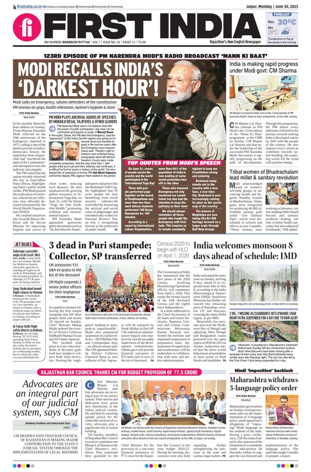 First India Jaipur