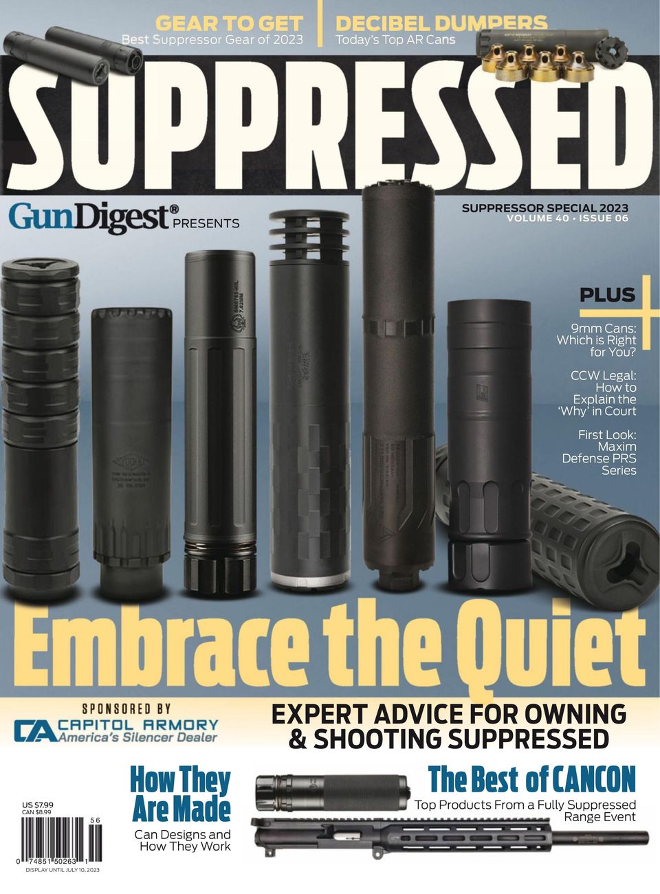 Gun Digest The Magazine Suppressor Special 2023