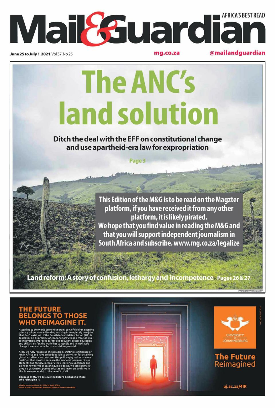 Mail & GuardianJune 25, 2021 Newspaper Get your Digital Subscription