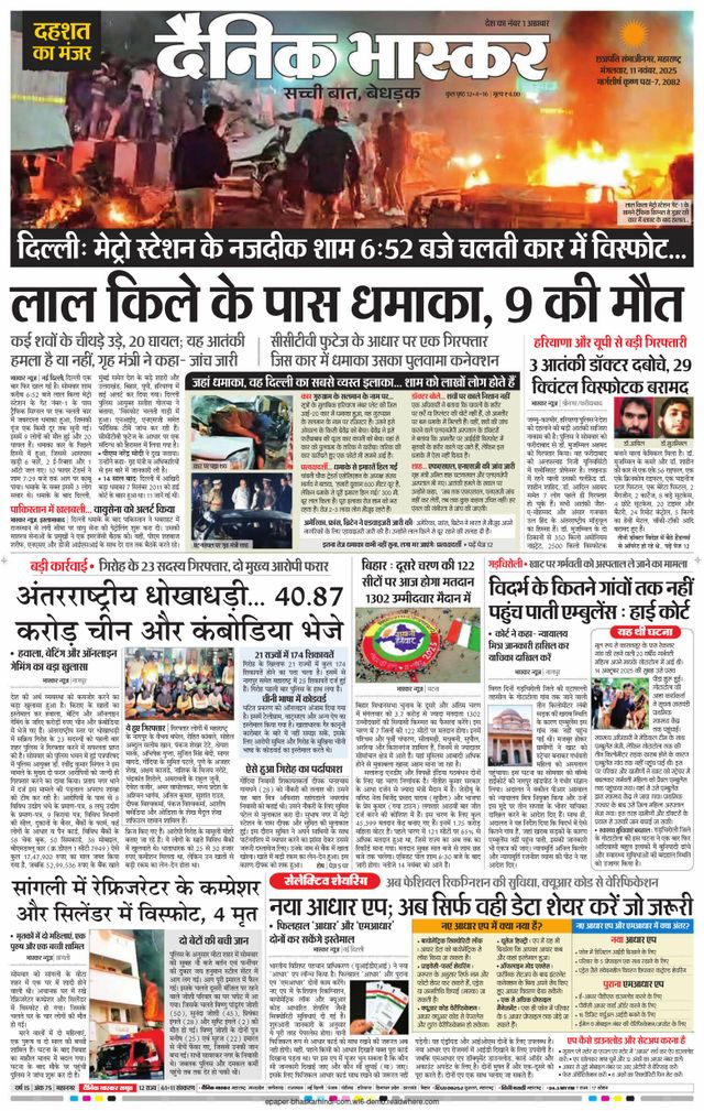 Dainik Bhaskar Chhatrapati Sambhajinagar