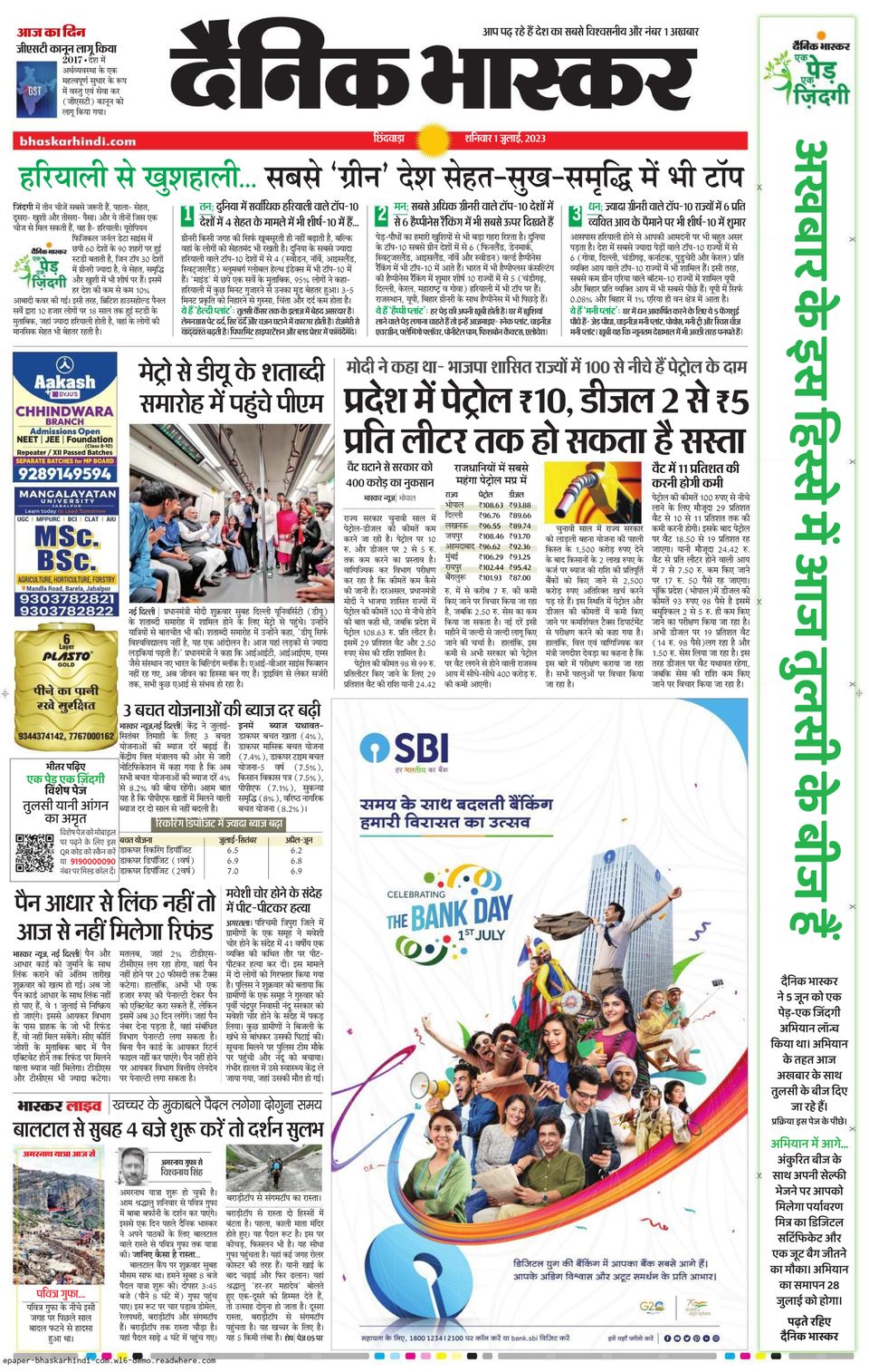 Dainik Bhaskar Chhindwara