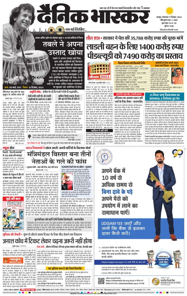 Dainik Bhaskar Nagpur