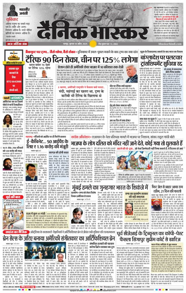 Dainik Bhaskar Nagpur
