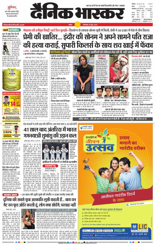 Dainik Bhaskar Satna