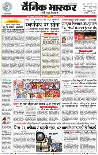 Dainik Bhaskar Satna