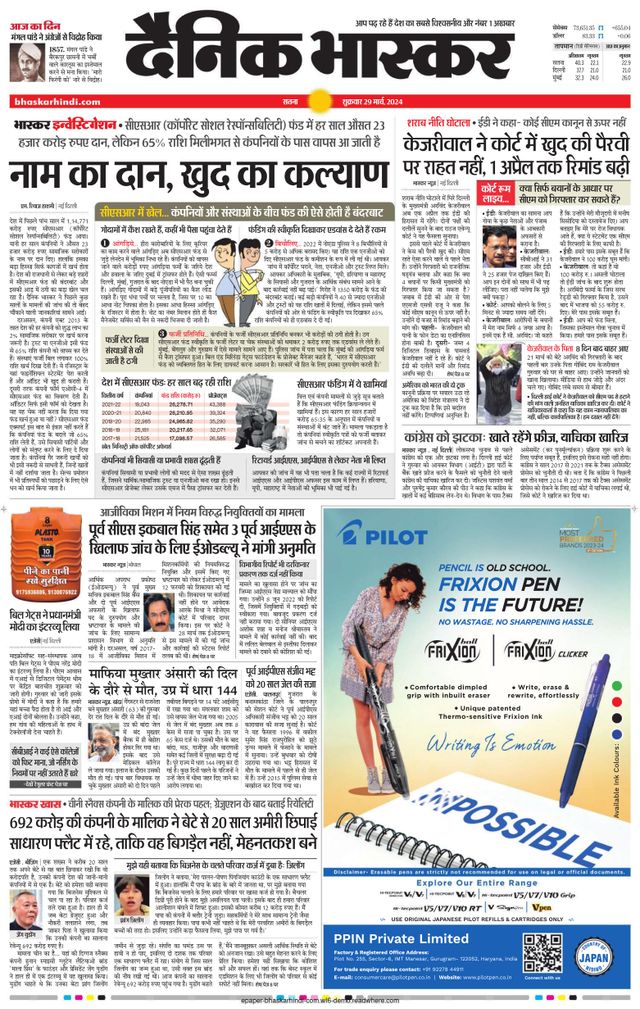 Dainik Bhaskar Sidhi
