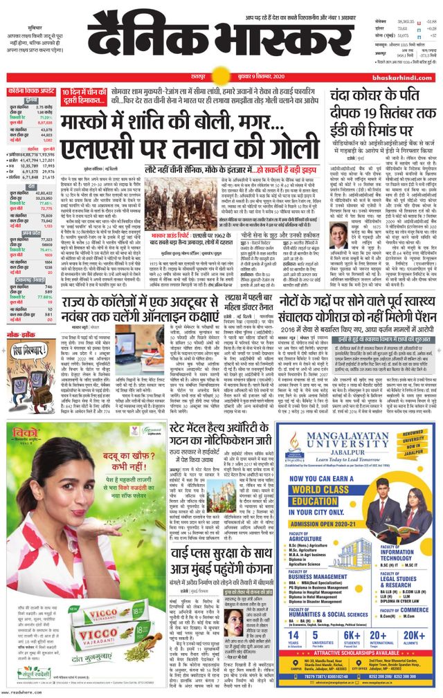Dainik Bhaskar Tikamgarh