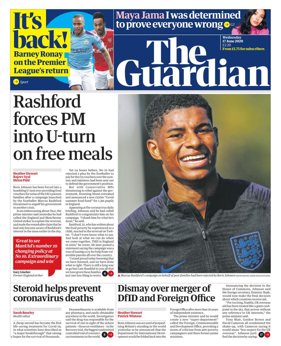 The Guardian June 17 2020 Newspaper Get Your Digital Subscription 5680