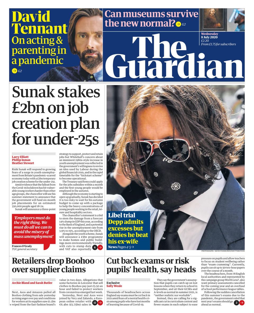 The Guardian July 8 2020 Newspaper Get Your Digital Subscription 5253