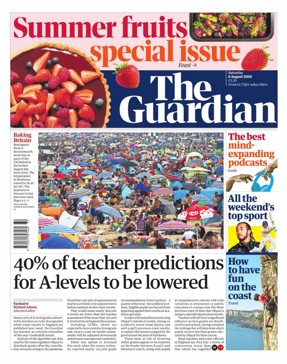 The GuardianAugust 08, 2020 Newspaper Get your Digital Subscription