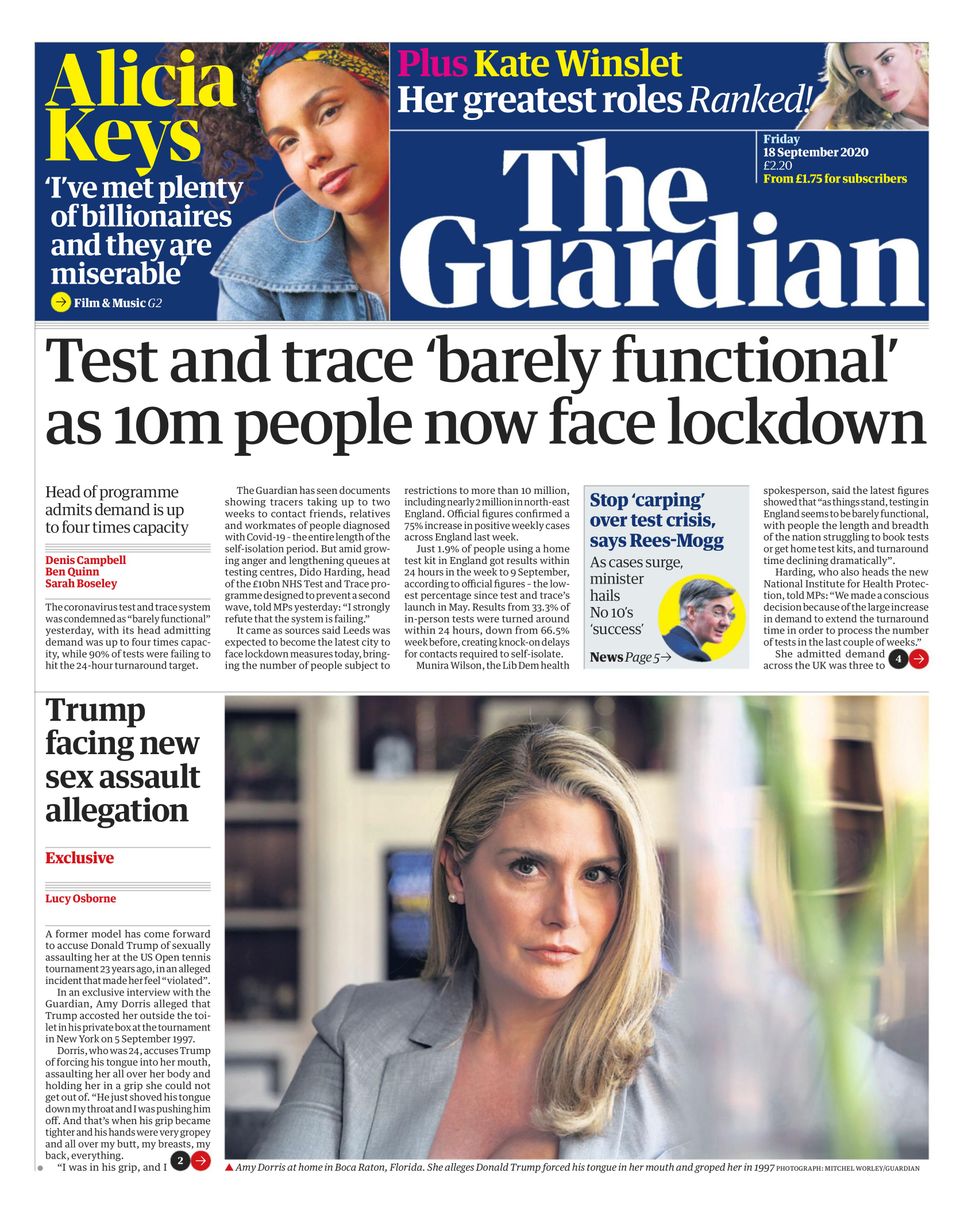 The GuardianSeptember 18, 2020 Newspaper Get your Digital Subscription