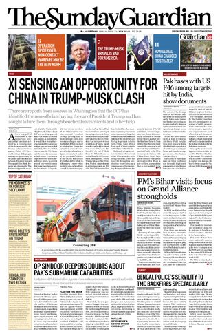 The Sunday Guardian  Cover - June 08, 2025 Edition