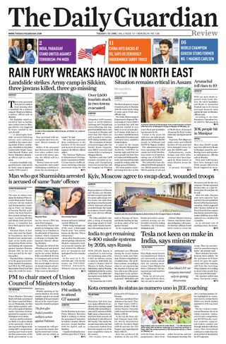 The Daily Guardian  Cover - June 03, 2025 Edition