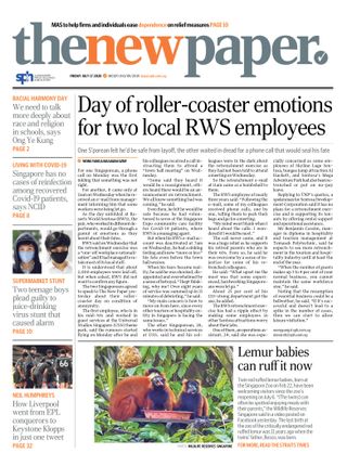 The New Paper - October 22, 2021 The New Paper Cover - October 22, 2021 Edition