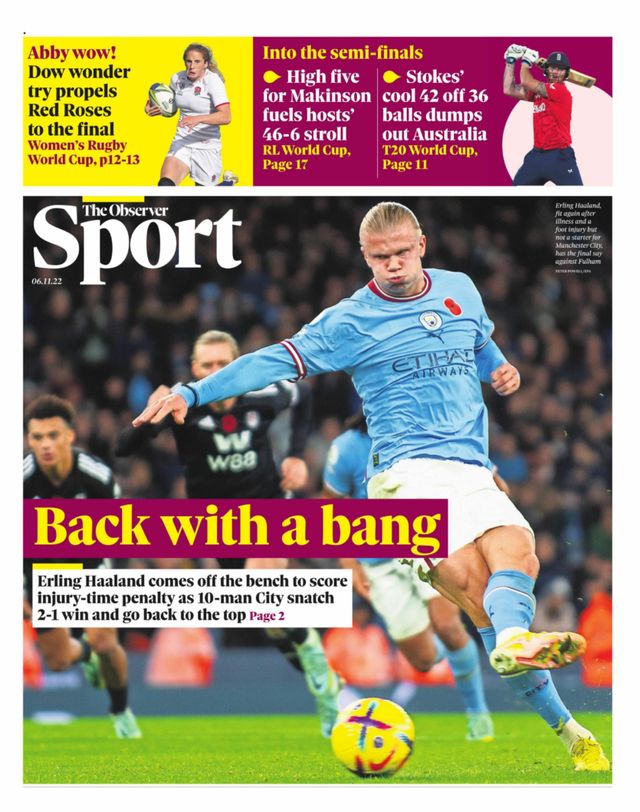 Observer - Sport