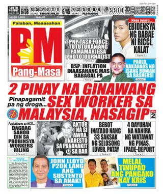 Pang Masa - June 13, 2025 Pang Masa Cover - June 13, 2025 Edition