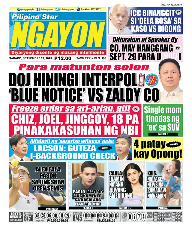 Pilipino Star Ngayon