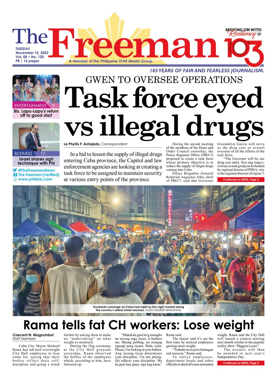 The Freeman November 15 2022 Newspaper Get Your Digital Subscription The freeman november 15 2022 newspaper get your digital subscription