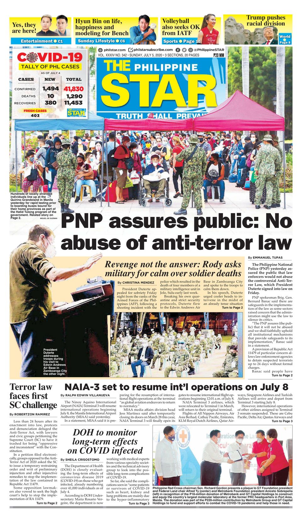 The Philippine Star July 05 2020 Newspaper Get Your Digital Subscription