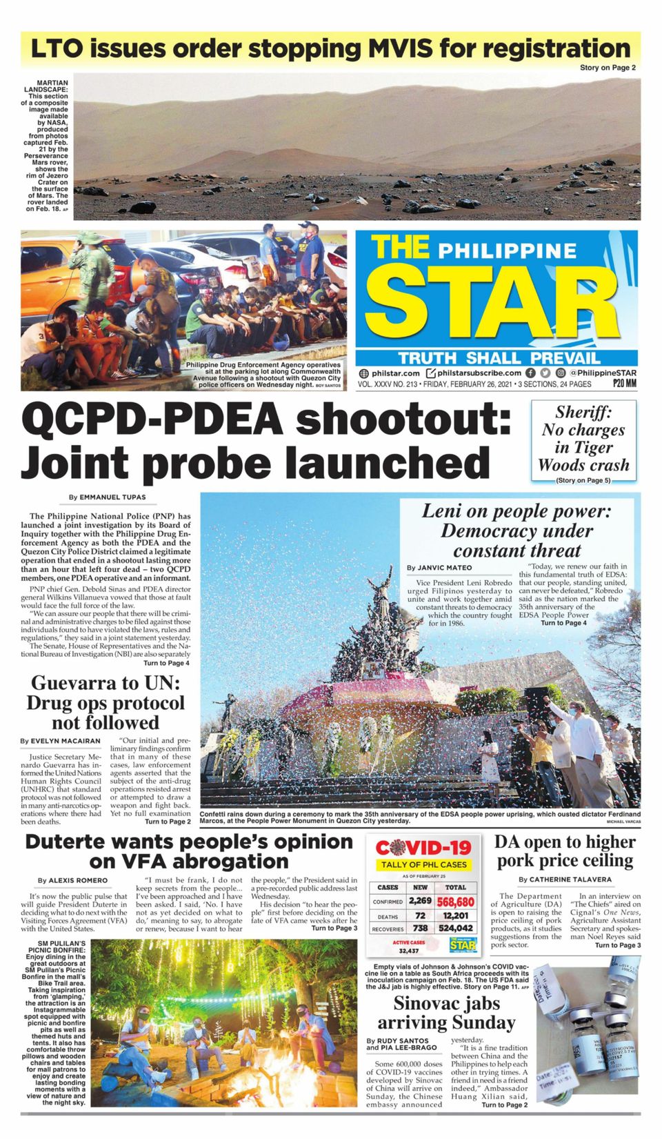 The Philippine StarFebruary 26, 2021 Newspaper