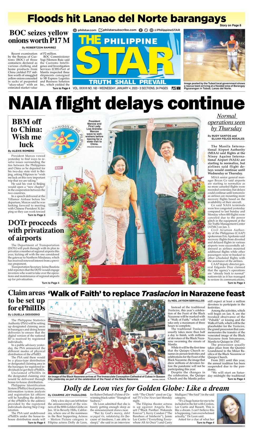 The Philippine StarJanuary 04, 2023 Newspaper