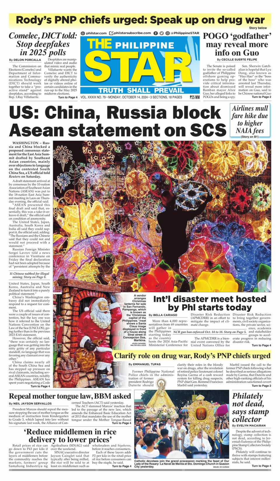 Get digital access to The Philippine Star - October 14, 2024 issue ...