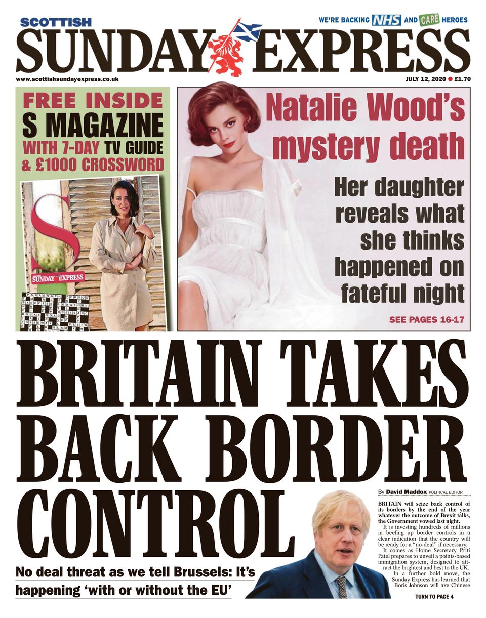 Scottish Sunday Express Newspaper Get your Digital Subscription