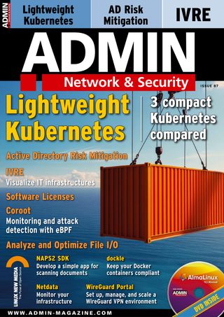 ADMIN Network & Security - ADMIN #87: Lightweight Kubernetes ADMIN Network & Security Cover - ADMIN #87: Lightweight Kubernetes Edition